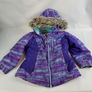 Free Country girls kids xs 5/6 winter coat jacket